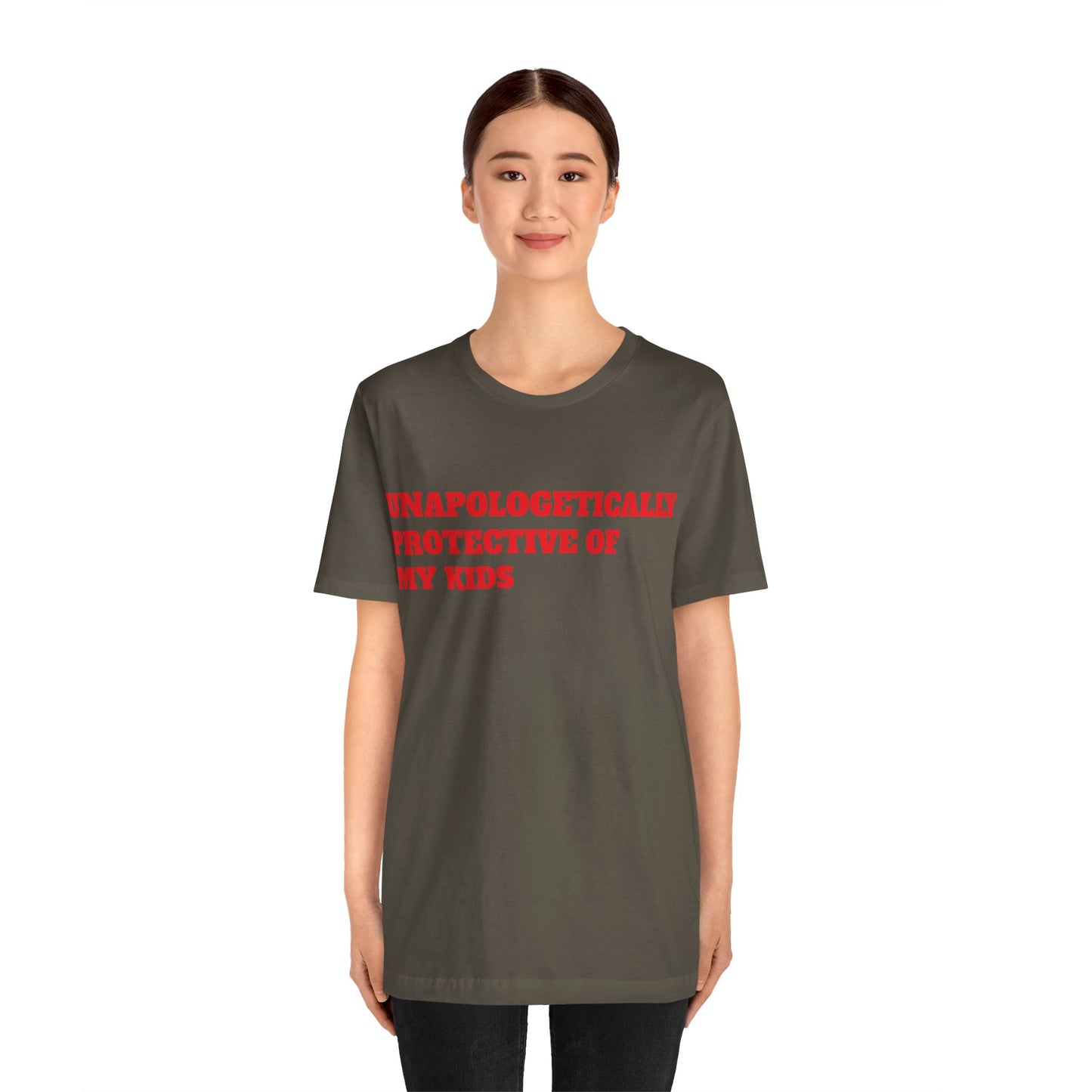 Unapologetically Protective of My Kids Short Sleeve Tee