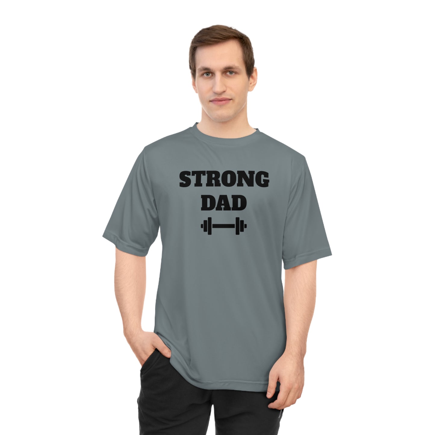 Strong Dad Premium Zone Performance Dri-fit T-shirt