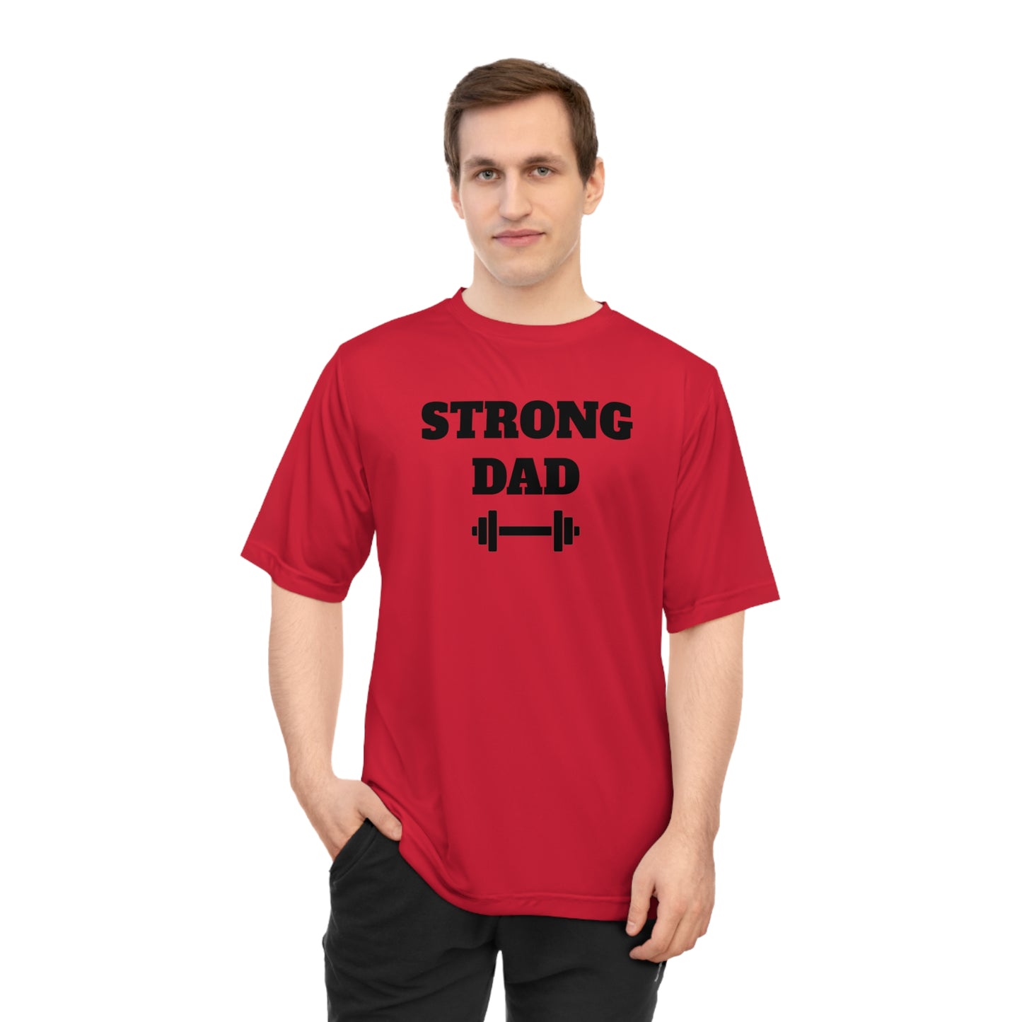 Strong Dad Premium Zone Performance Dri-fit T-shirt