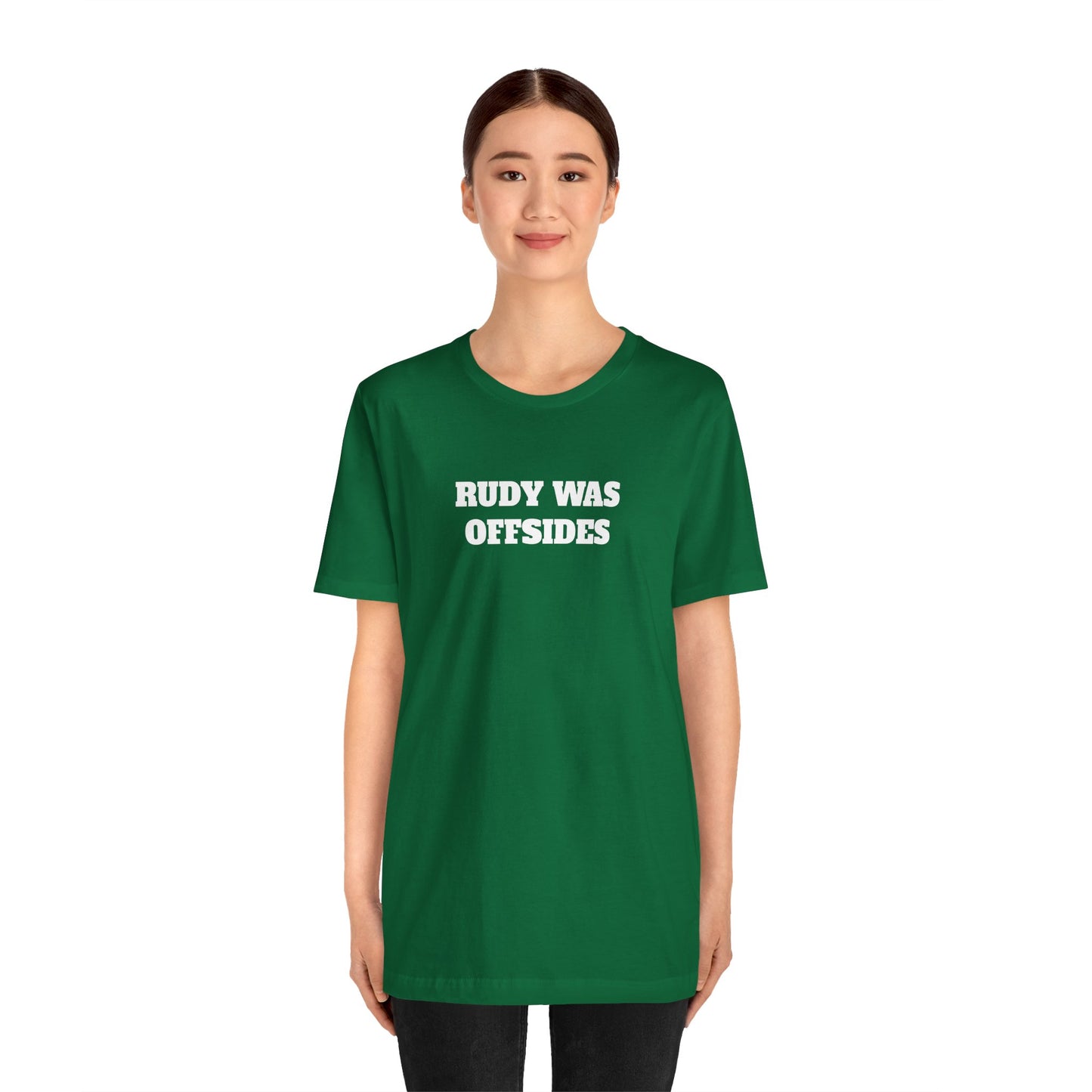 Rudy Was Offsides Premium Short Sleeve Tee-Made in the US