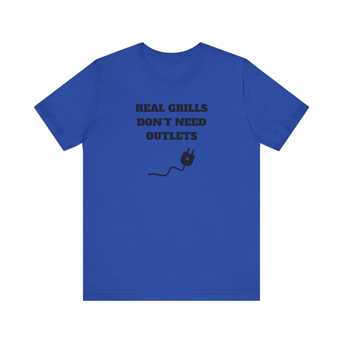Real Grills Don't Need Outlets Premium Short Sleeve Tee