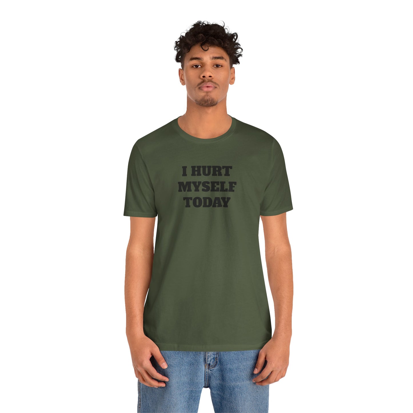 Hurt Myself Today Premium Short Sleeve Tee