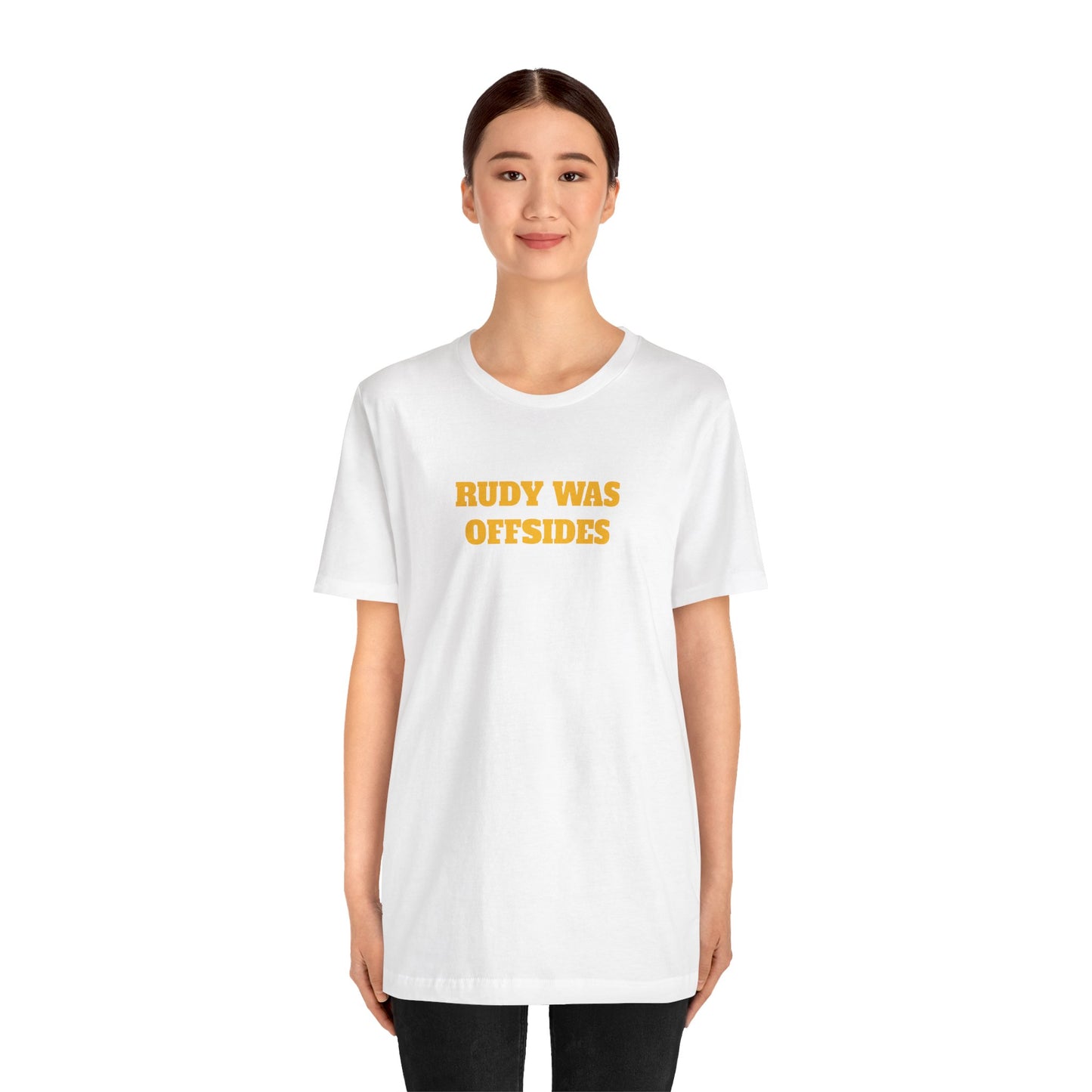 Rudy Was Offsides Premium Short Sleeve Tee-Made in the US