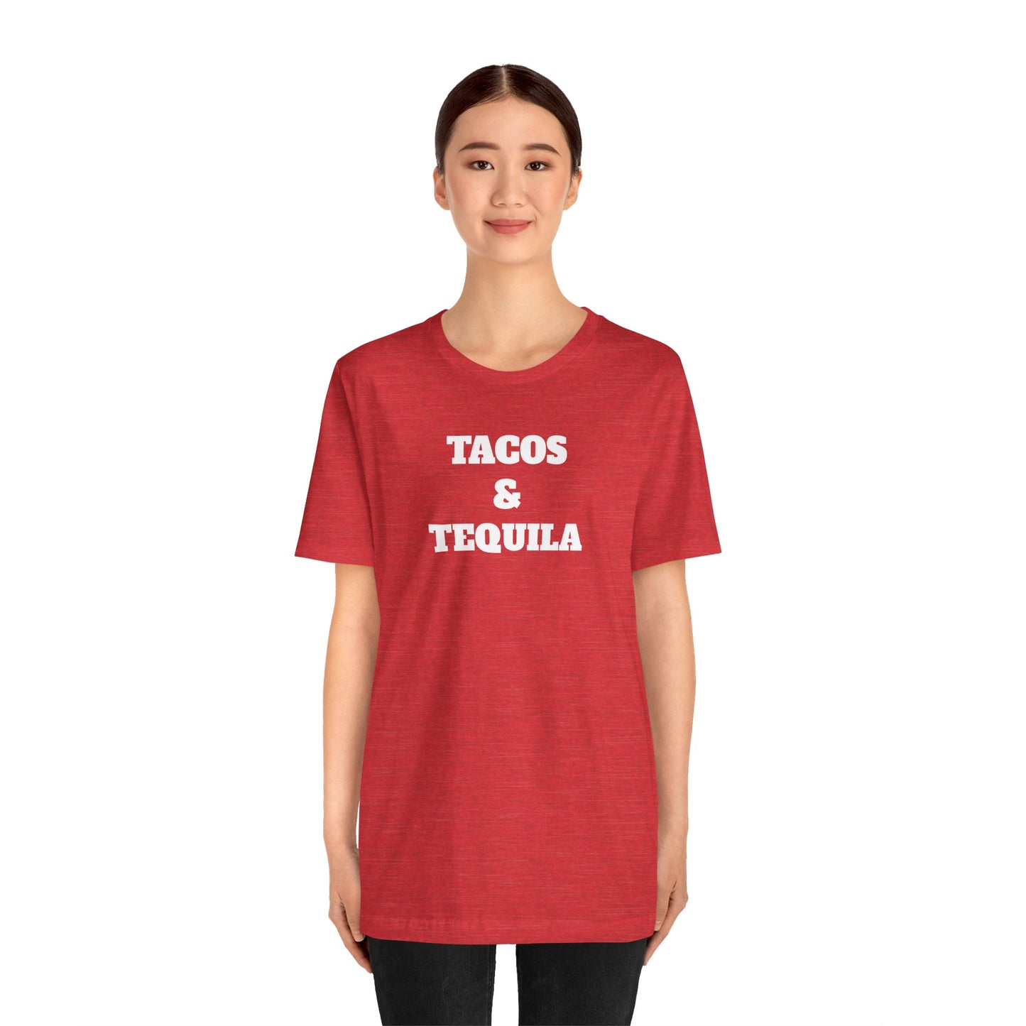 Tacos and Tequila Premium Short Sleeve Tee