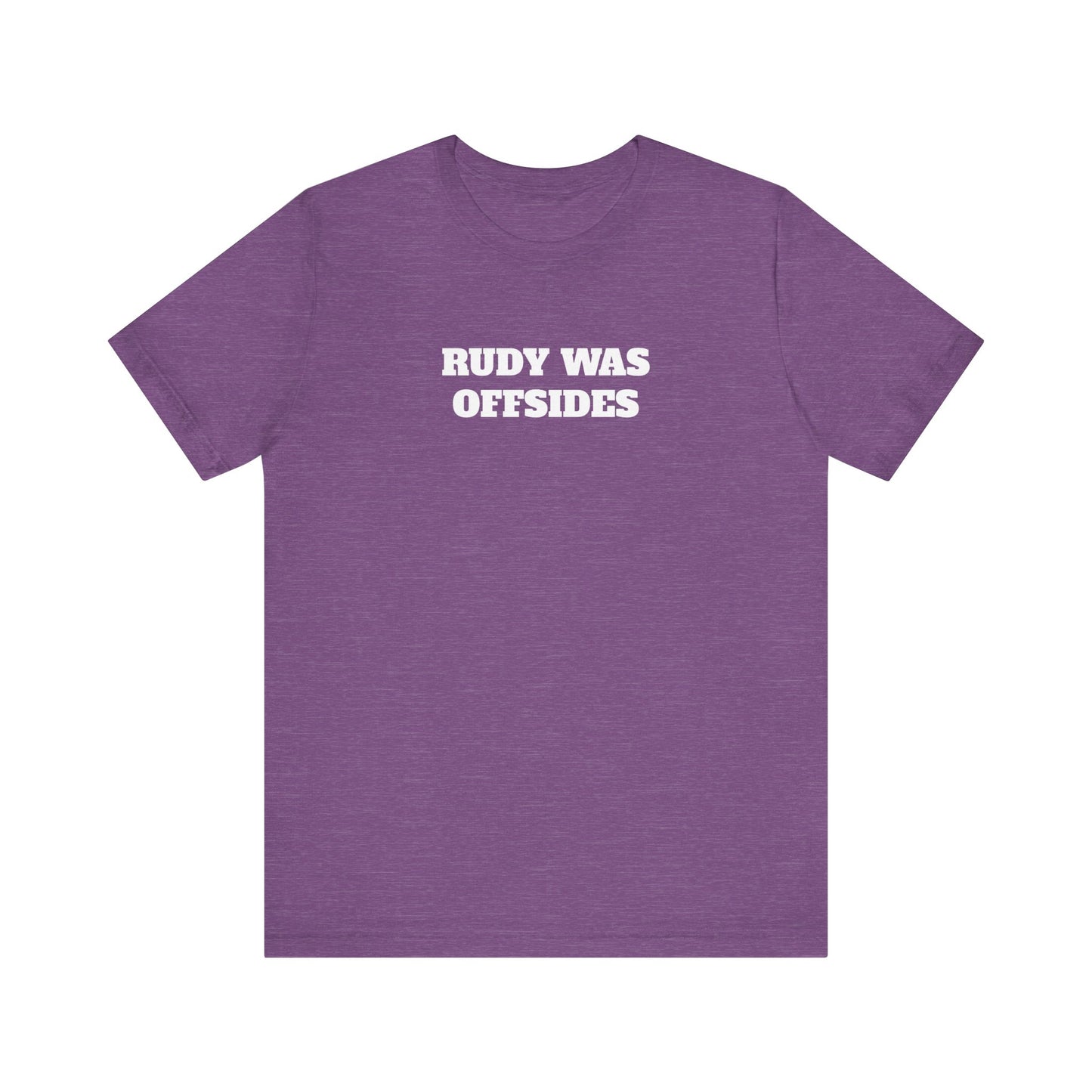 Rudy Was Offsides Premium Short Sleeve Tee-Made in the US
