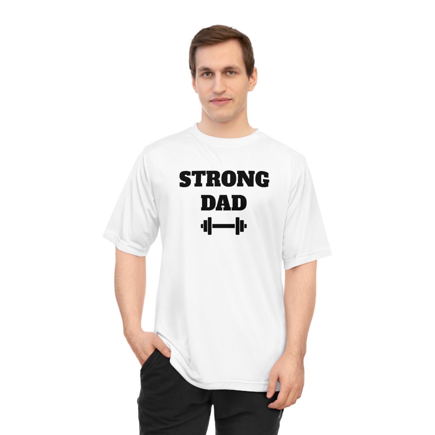 Strong Dad Premium Zone Performance Dri-fit T-shirt
