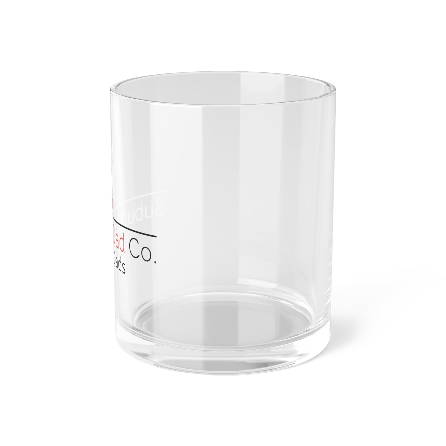 Suburban Dad Co. Branded Bar Glass