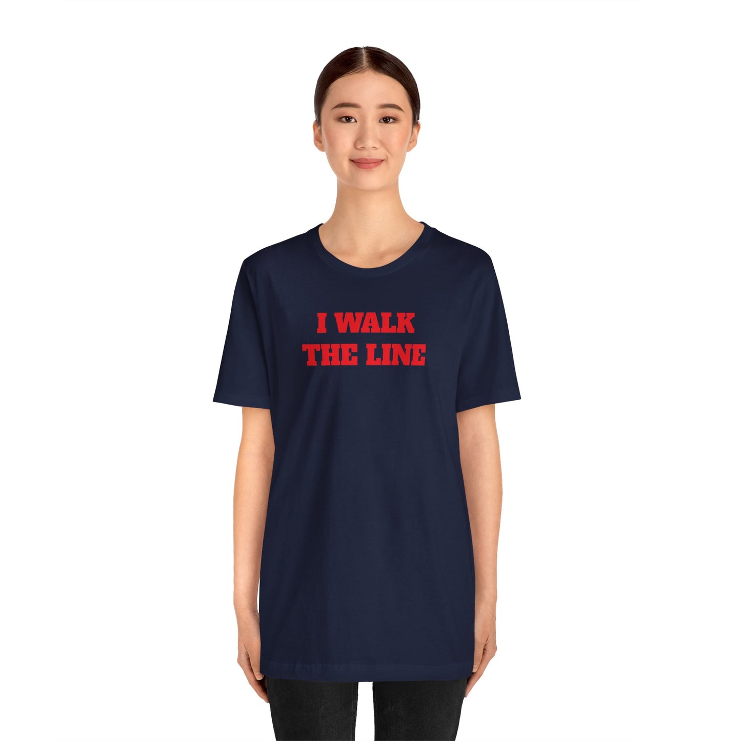 I Walk the Line Premium Short Sleeve Tee