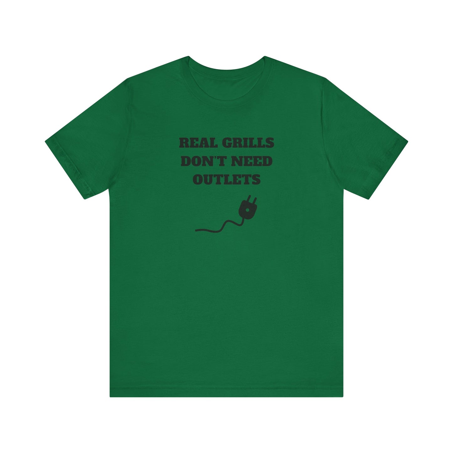 Real Grills Don't Need Outlets Premium Short Sleeve Tee