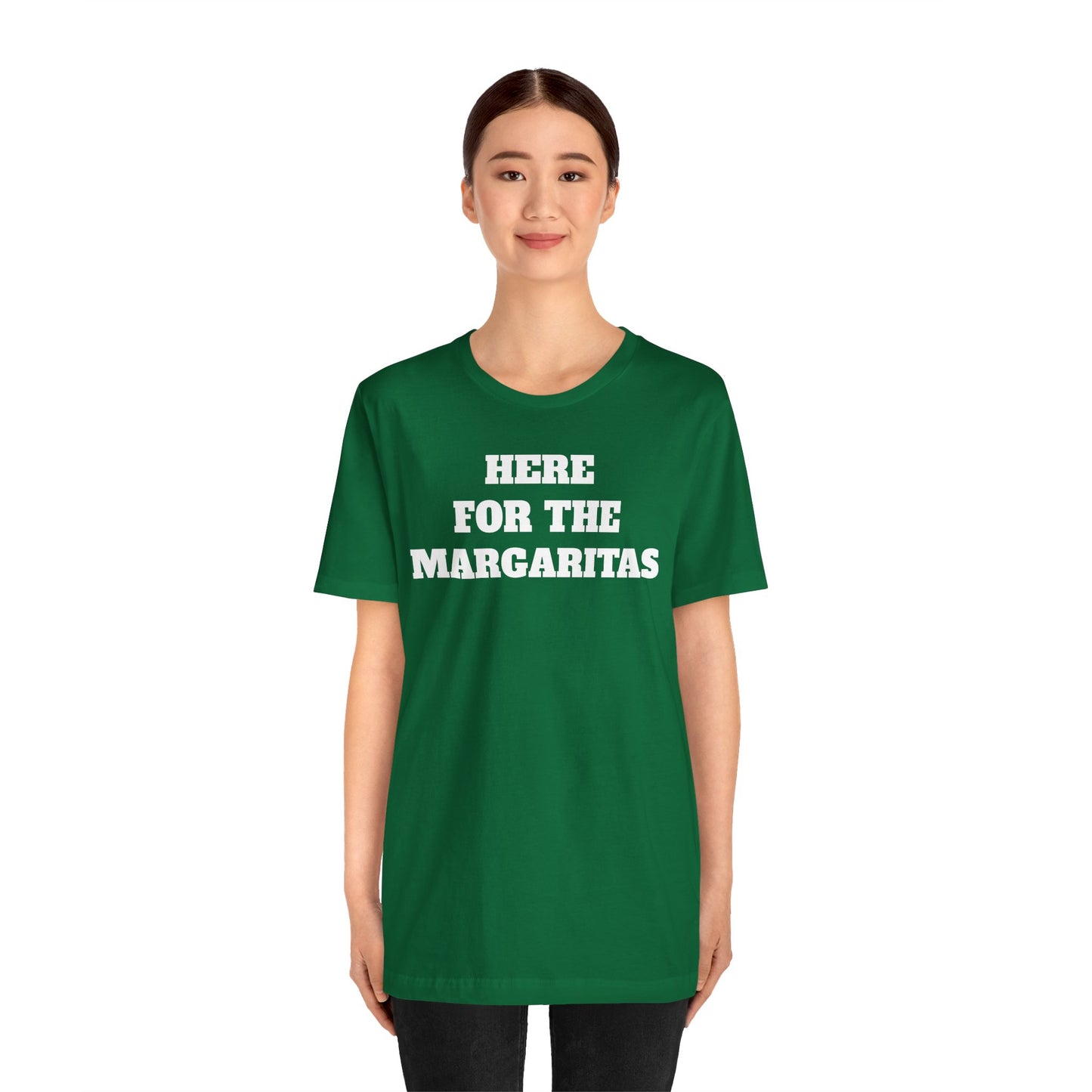 Here for the Margaritas Premium Short Sleeve Tee