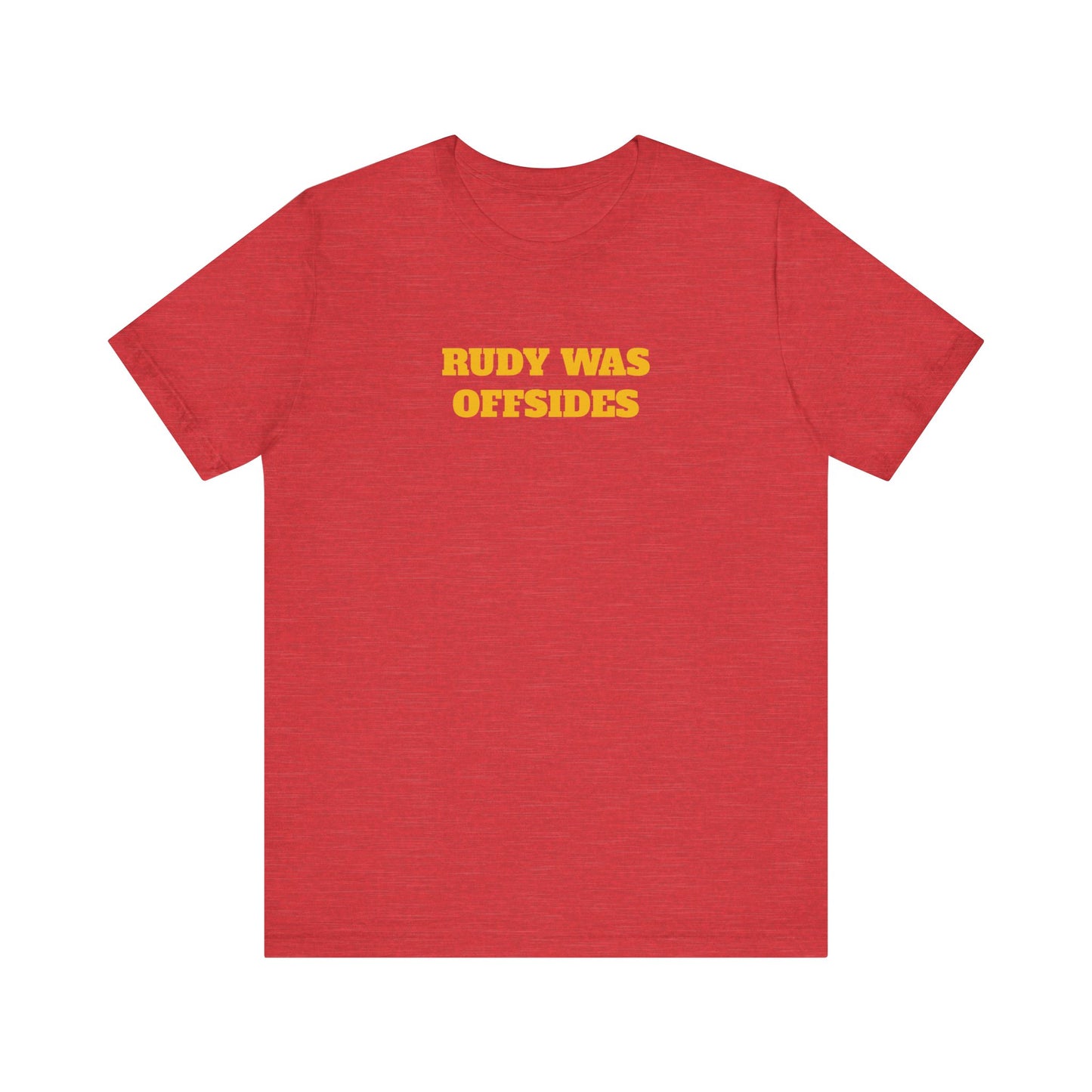 Rudy Was Offsides Premium Short Sleeve Tee-Made in the US