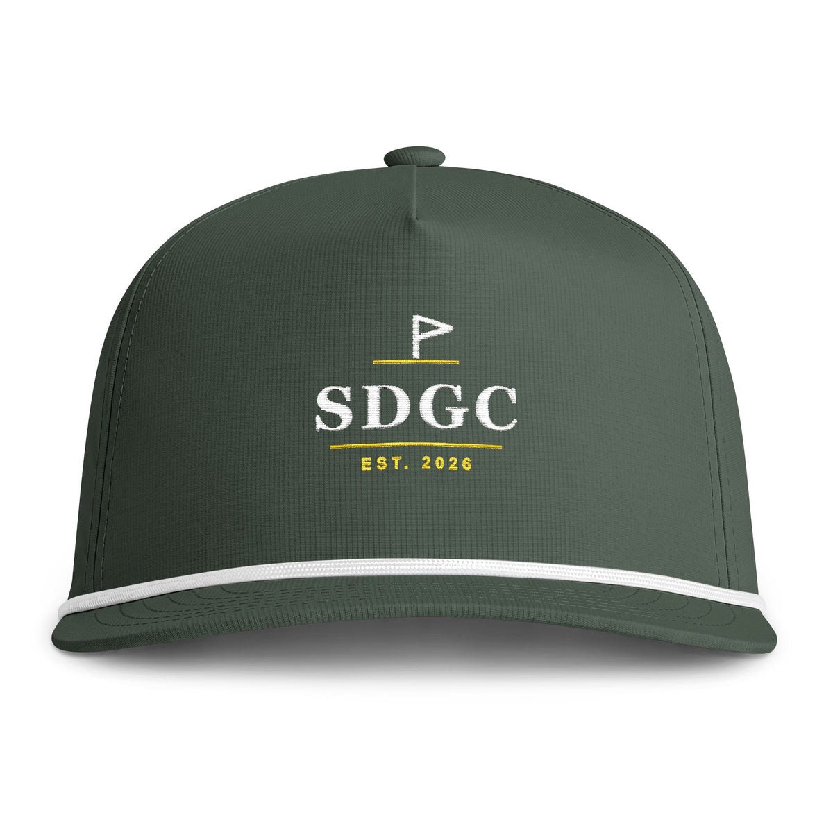 Embroidered SDGC Rope Cap – Vintage Golf Sunwashed Hat