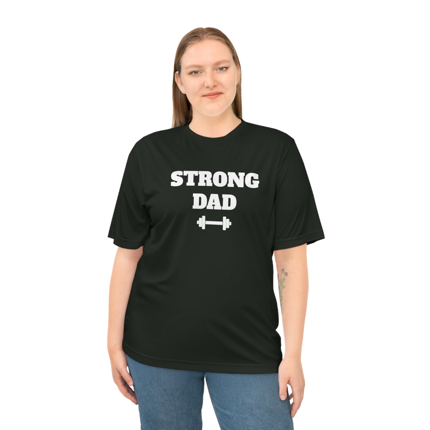 Strong Dad Premium Zone Performance Dri-fit T-shirt