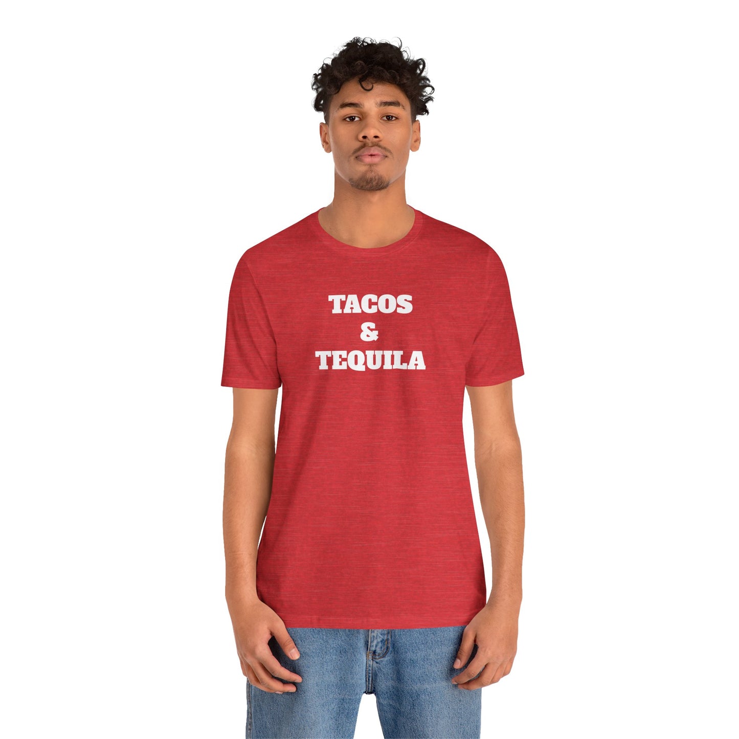 Tacos and Tequila Premium Short Sleeve Tee