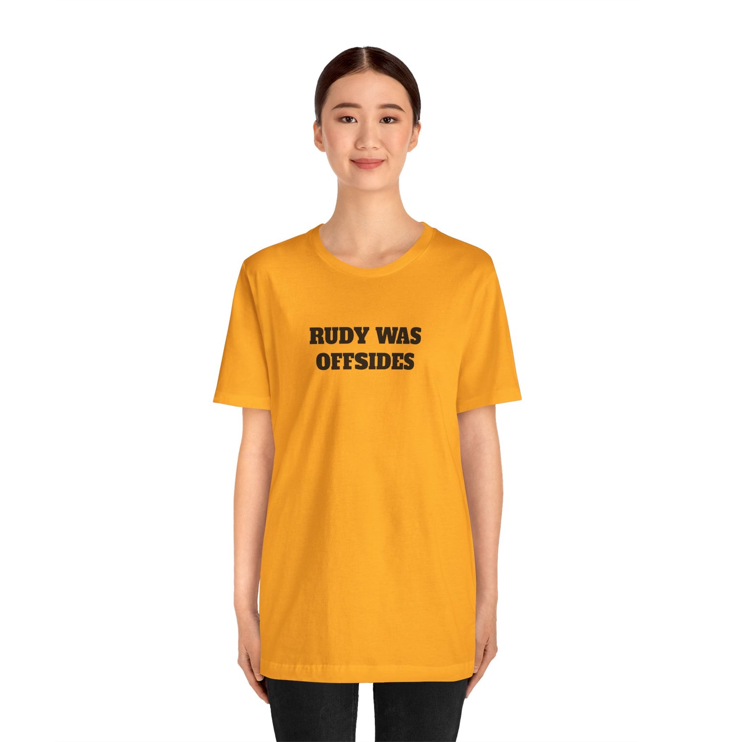 Rudy Was Offsides Premium Short Sleeve Tee-Made in the US