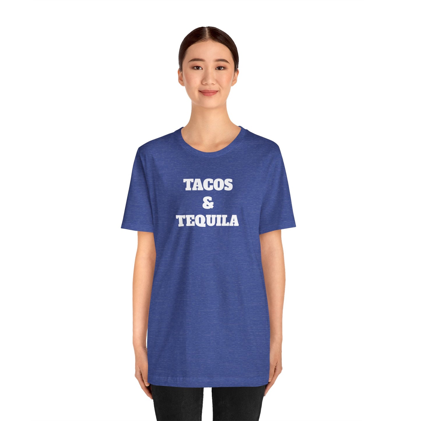 Tacos and Tequila Premium Short Sleeve Tee