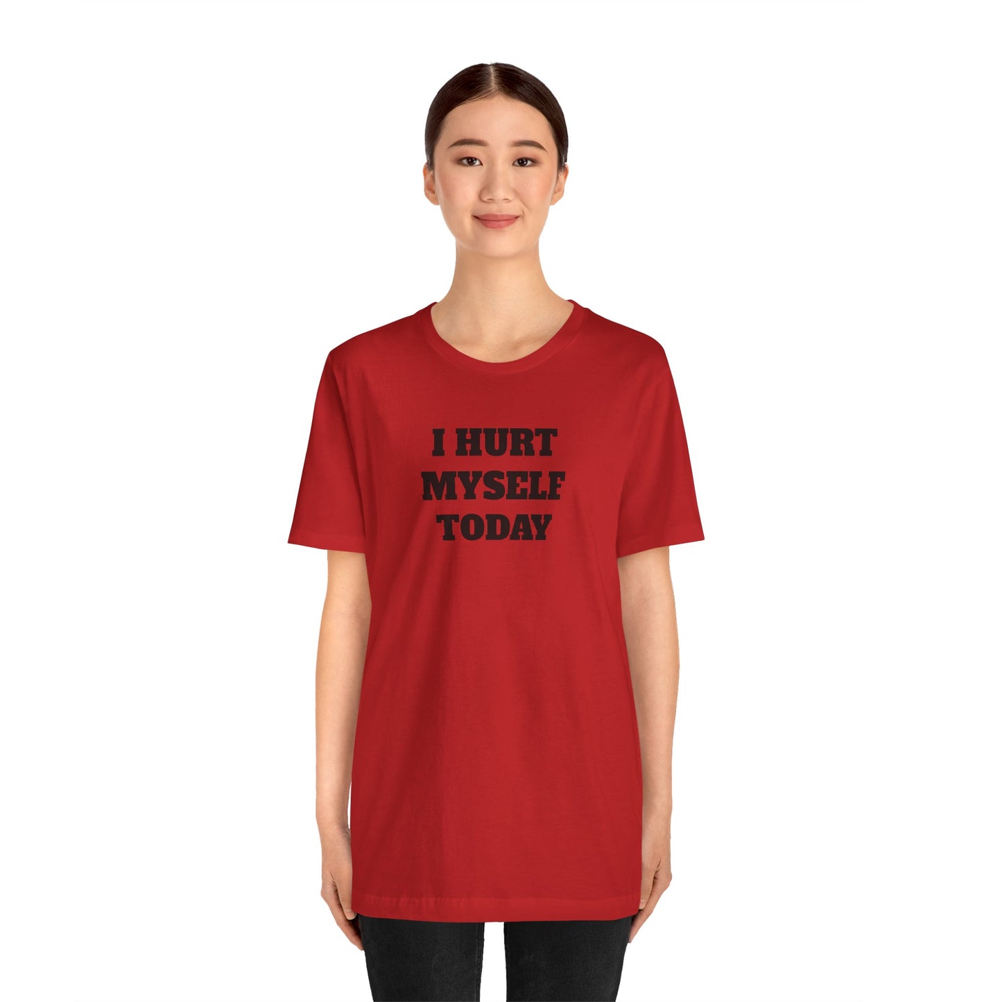 Hurt Myself Today Premium Short Sleeve Tee
