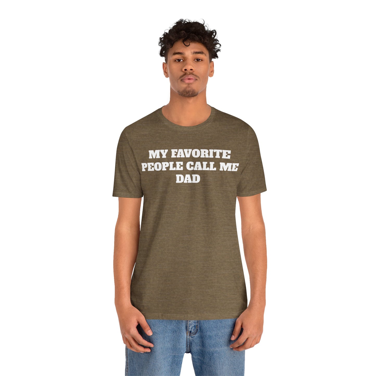 My Favorite People Call Me Dad Premium Sleeve Tee