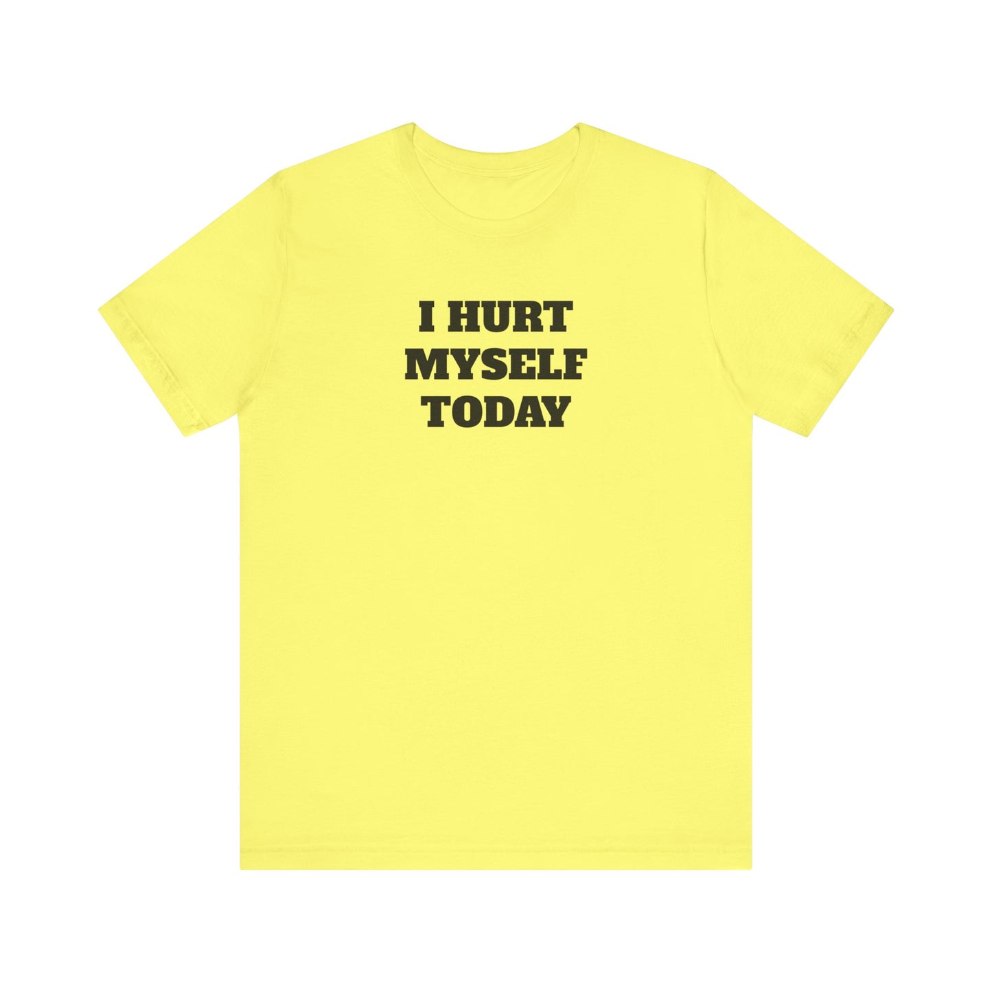 Hurt Myself Today Premium Short Sleeve Tee
