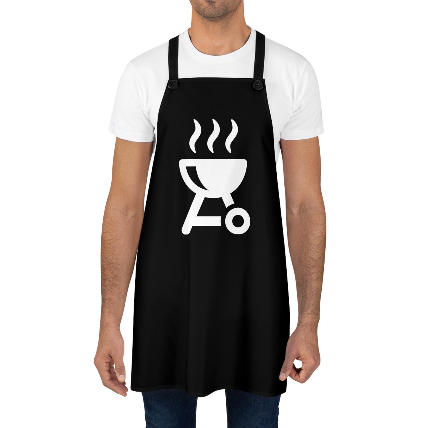 Suburuban Dad White Grill Apron
