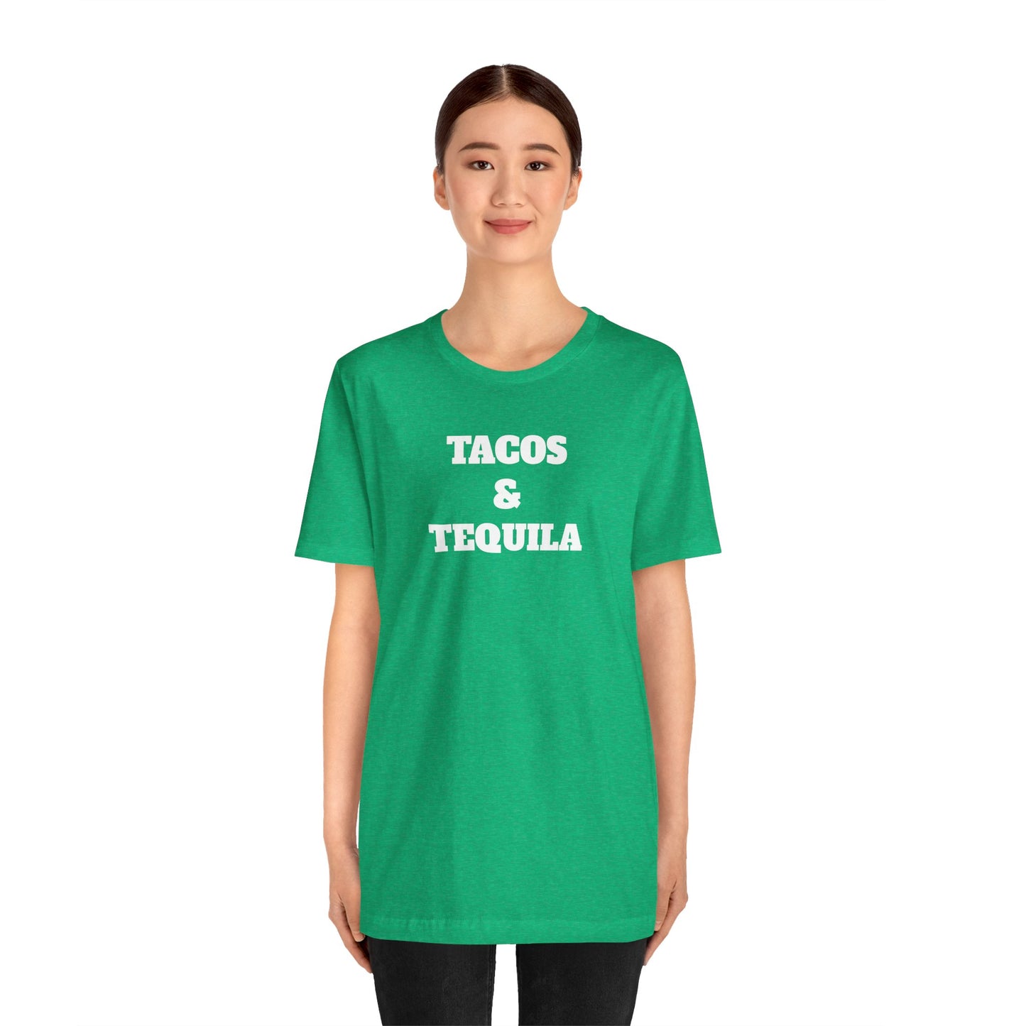 Tacos and Tequila Premium Short Sleeve Tee
