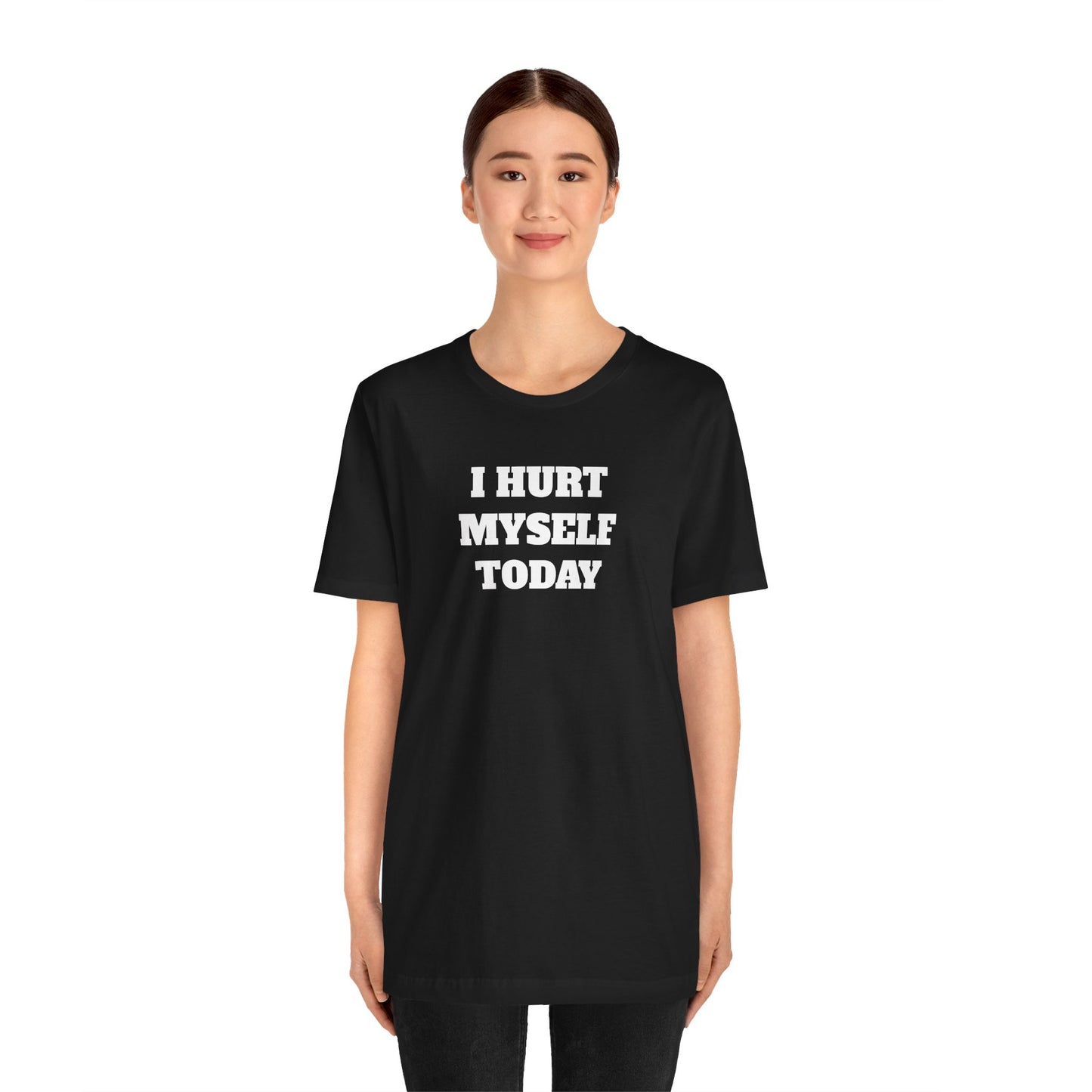 Hurt Myself Today Premium Short Sleeve Tee
