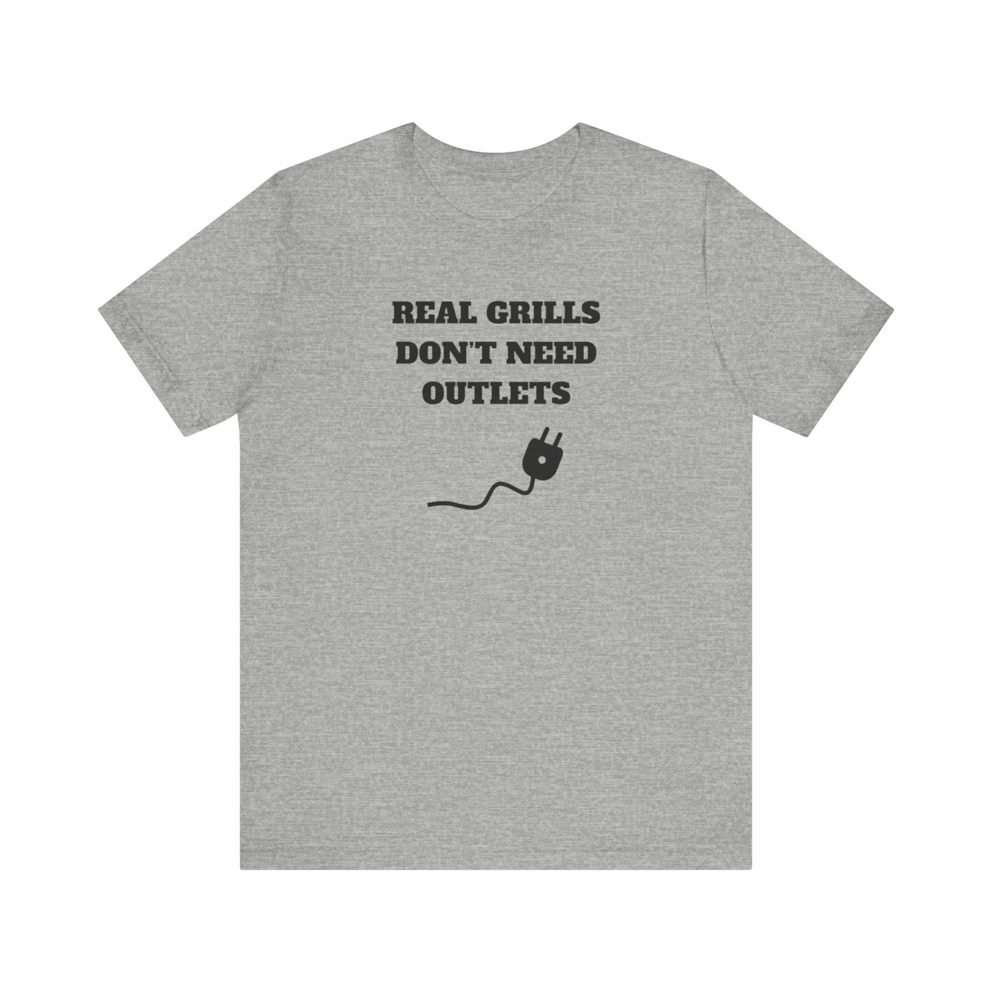 Real Grills Don't Need Outlets Premium Short Sleeve Tee