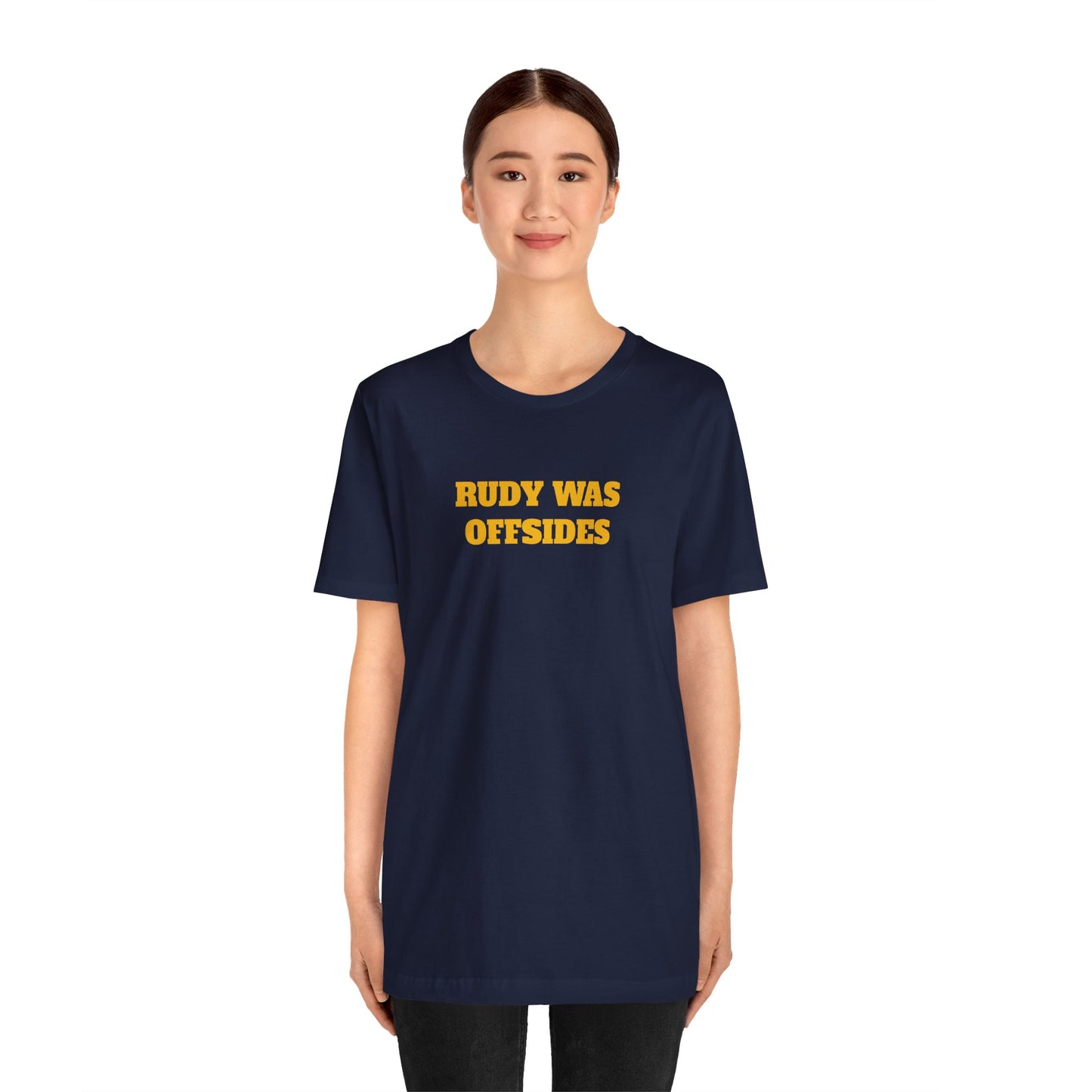 Rudy Was Offsides Premium Short Sleeve Tee-Made in the US