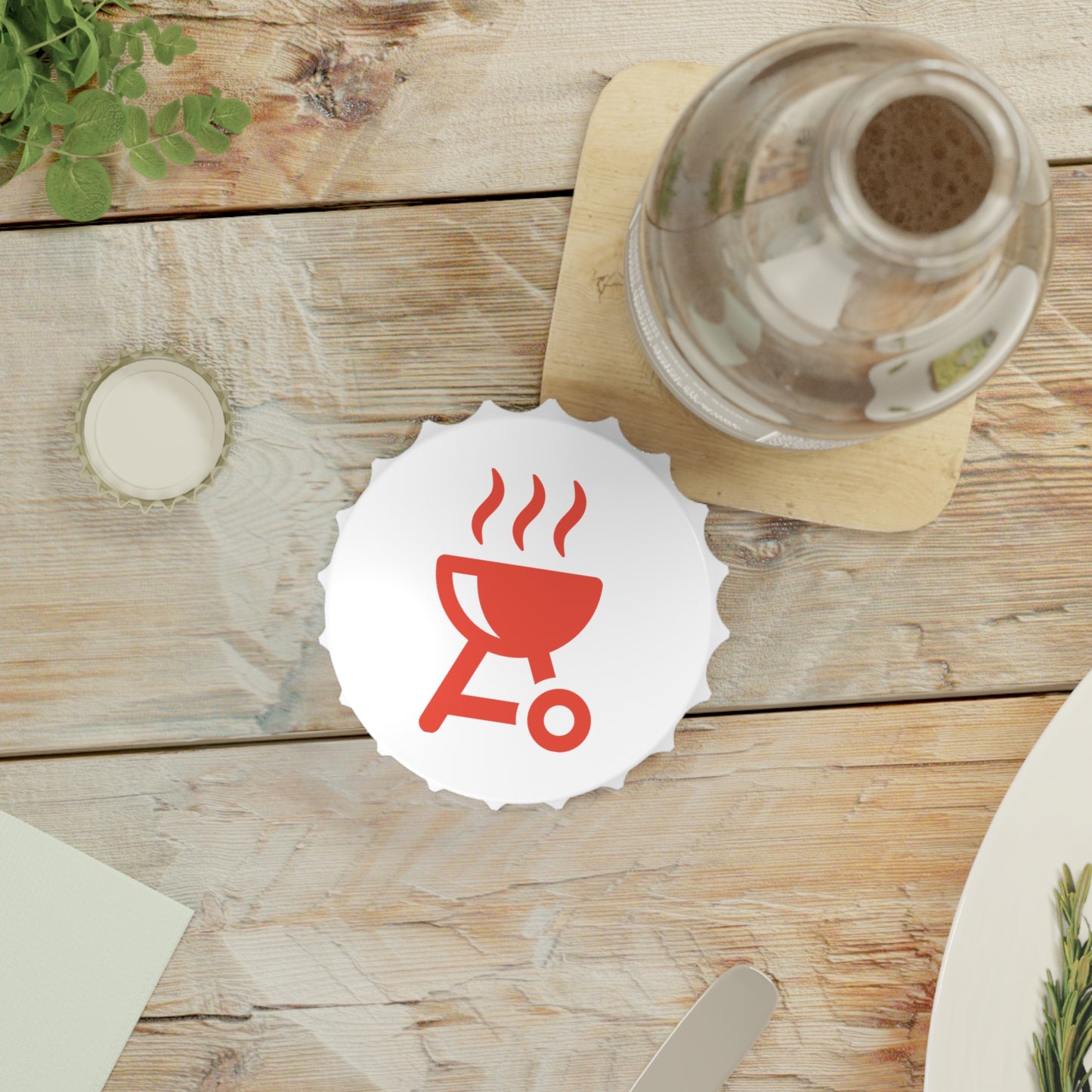 Suburban Dad Co. Red Grill Bottle Opener