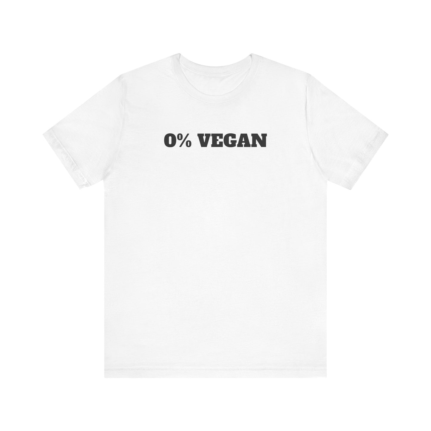 0% Vegan Premium Short Sleeve Tee