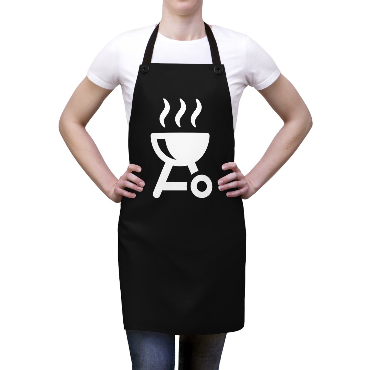 Suburuban Dad White Grill Apron