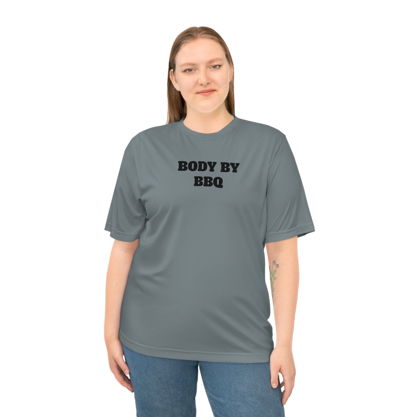 Body By BBQ Premium Unisex Zone Performance Dri Fit T-shirt