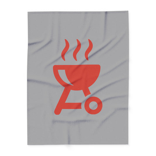 Suburban Dad Grill Logo Arctic Fleece Blanket