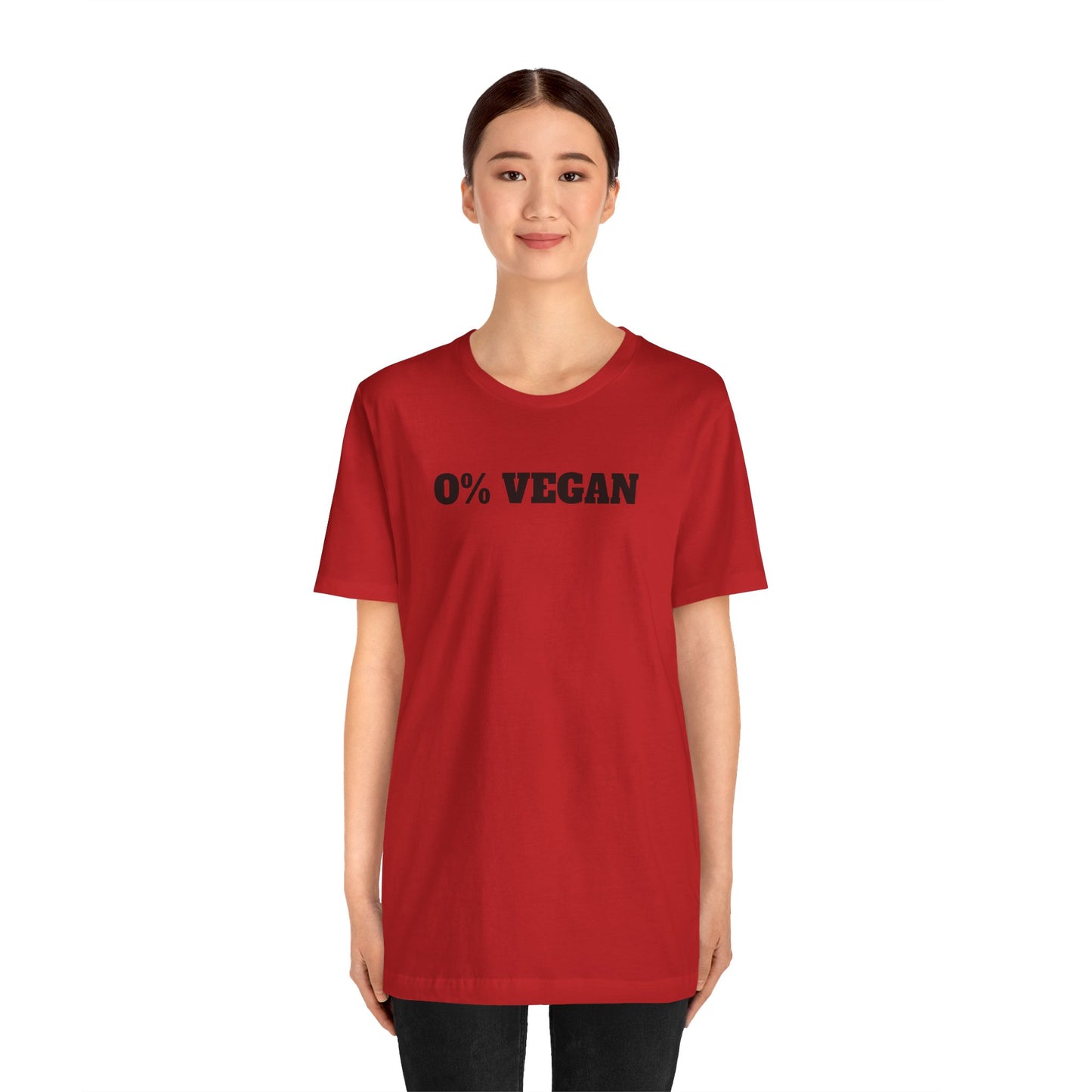 0% Vegan Premium Short Sleeve Tee