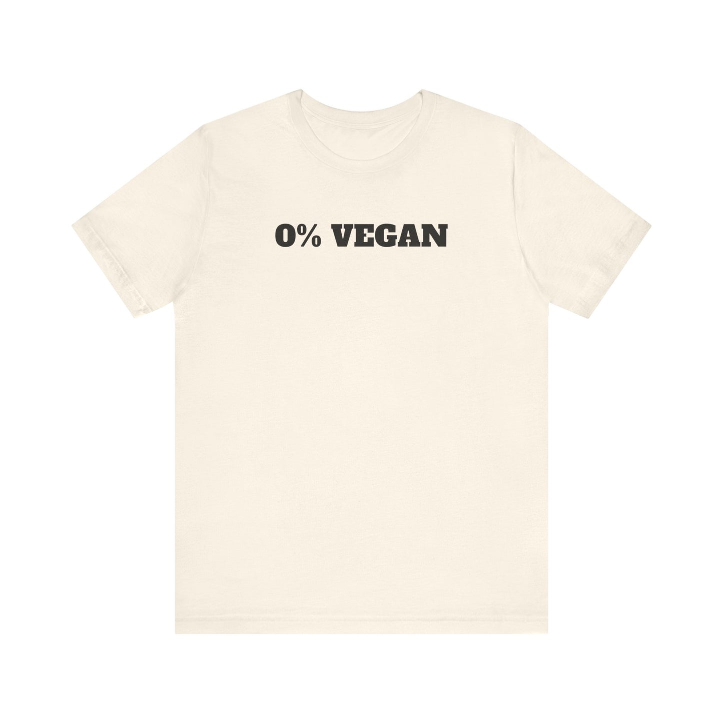 0% Vegan Premium Short Sleeve Tee