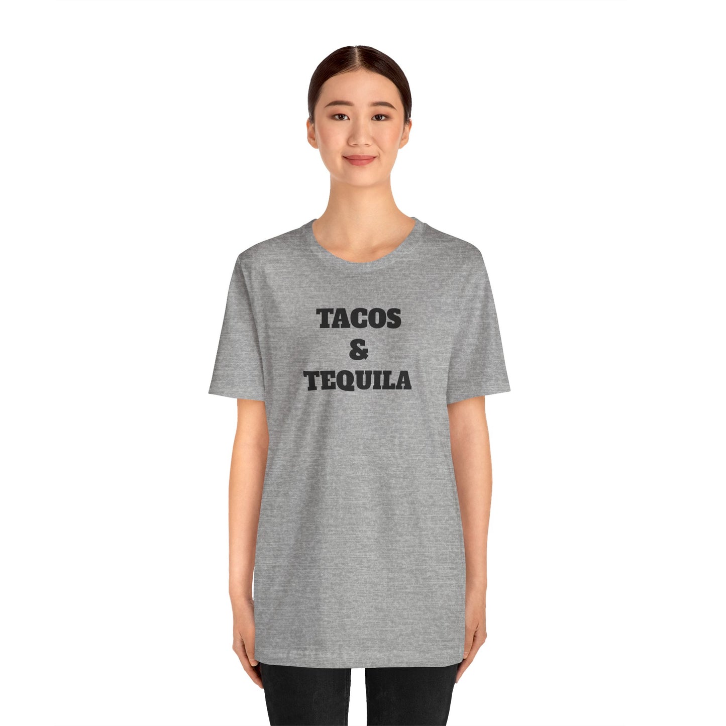 Tacos and Tequila Premium Short Sleeve Tee