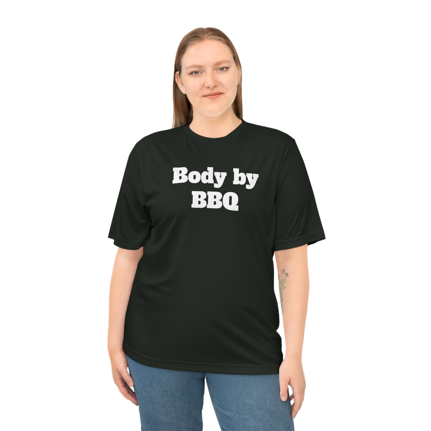 Body By BBQ Premium Unisex Zone Performance Dri Fit T-shirt