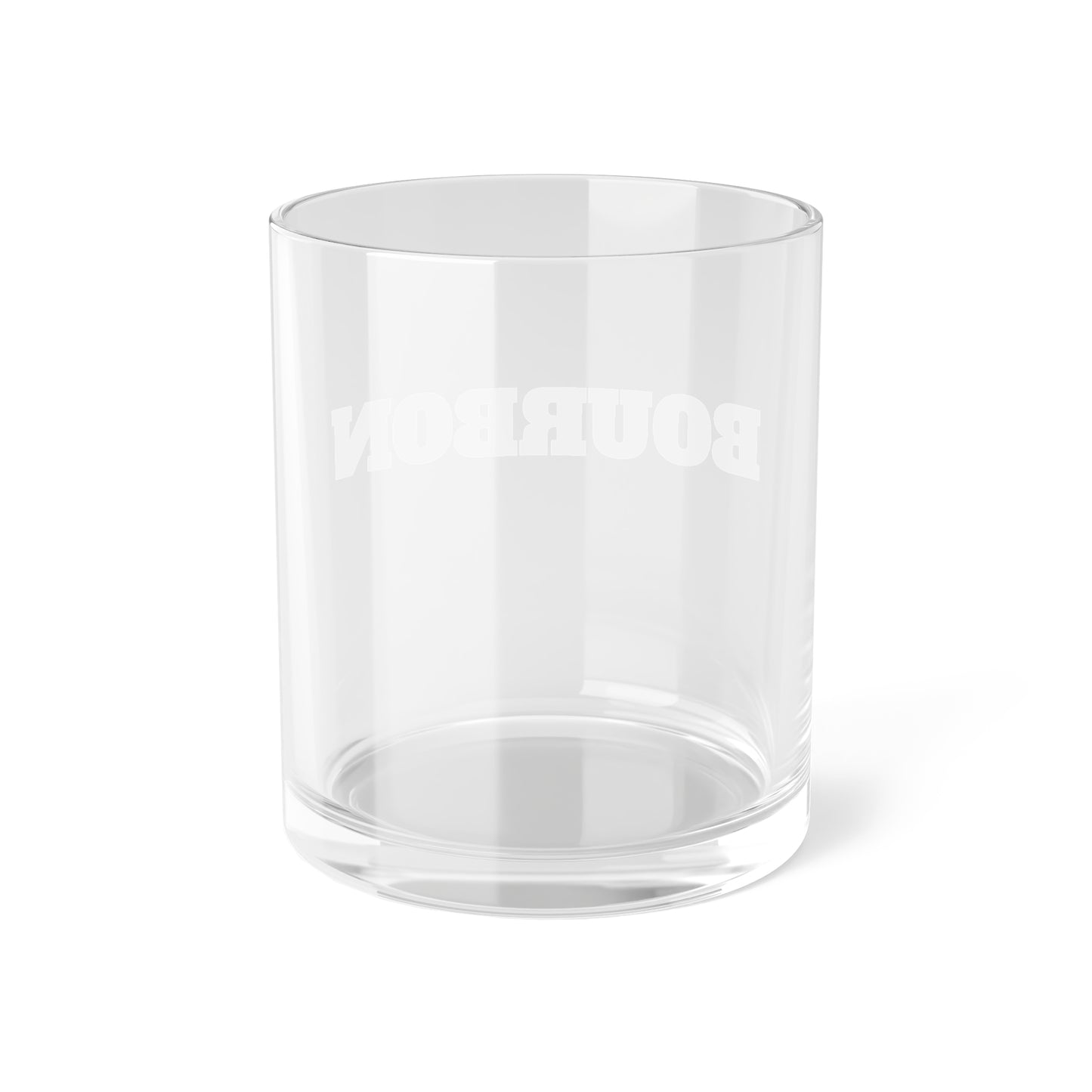 Bourbon Labeled Premium 10 oz Bar Glass