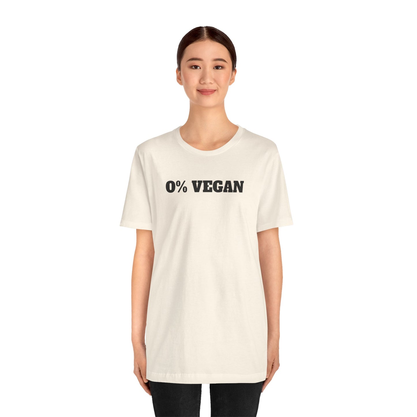 0% Vegan Premium Short Sleeve Tee