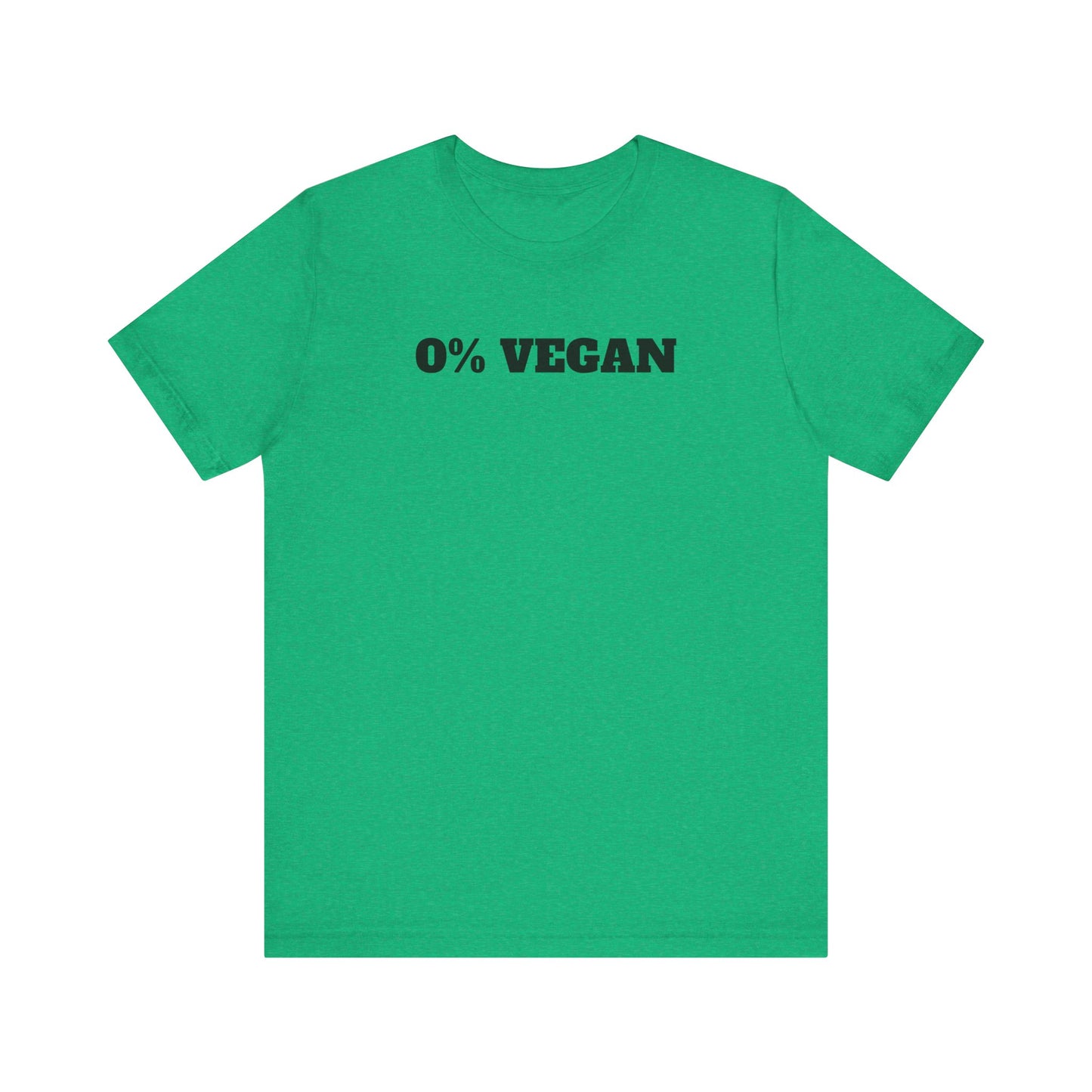 0% Vegan Premium Short Sleeve Tee