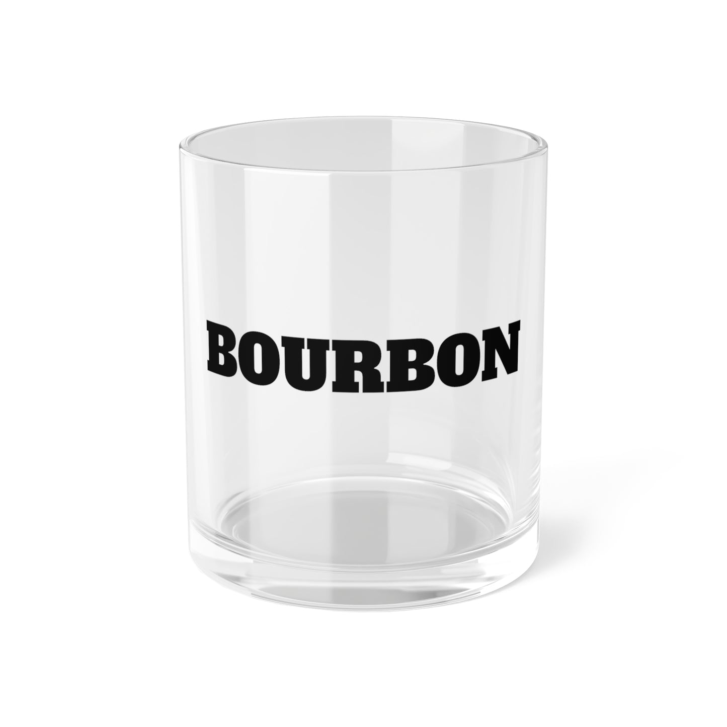 Bourbon Labeled Premium 10 oz Bar Glass