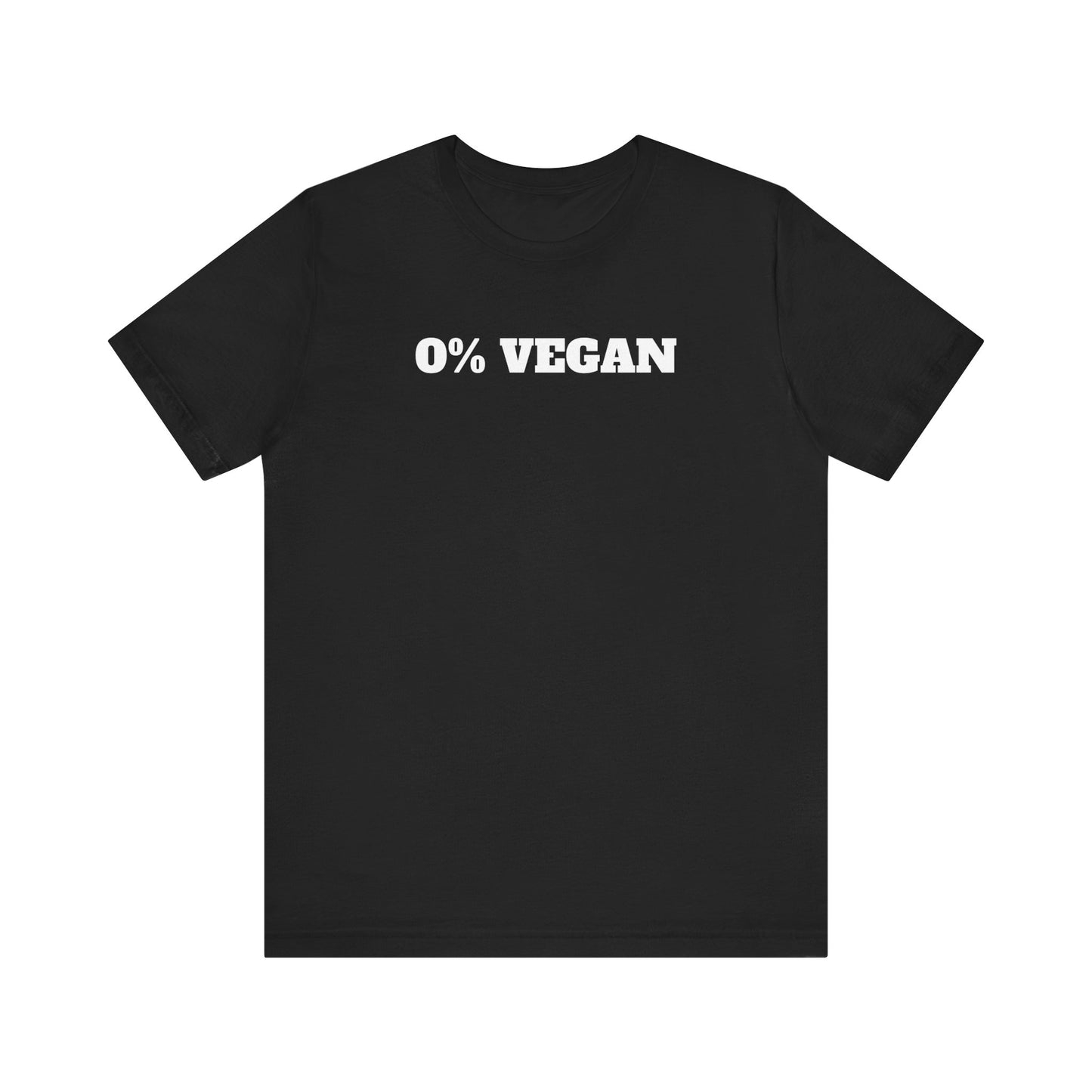 0% Vegan Premium Short Sleeve Tee