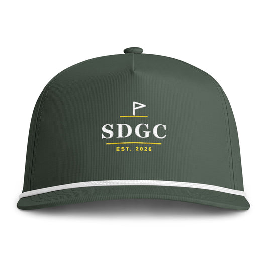 Embroidered SDGC Rope Cap – Vintage Golf Sunwashed Hat