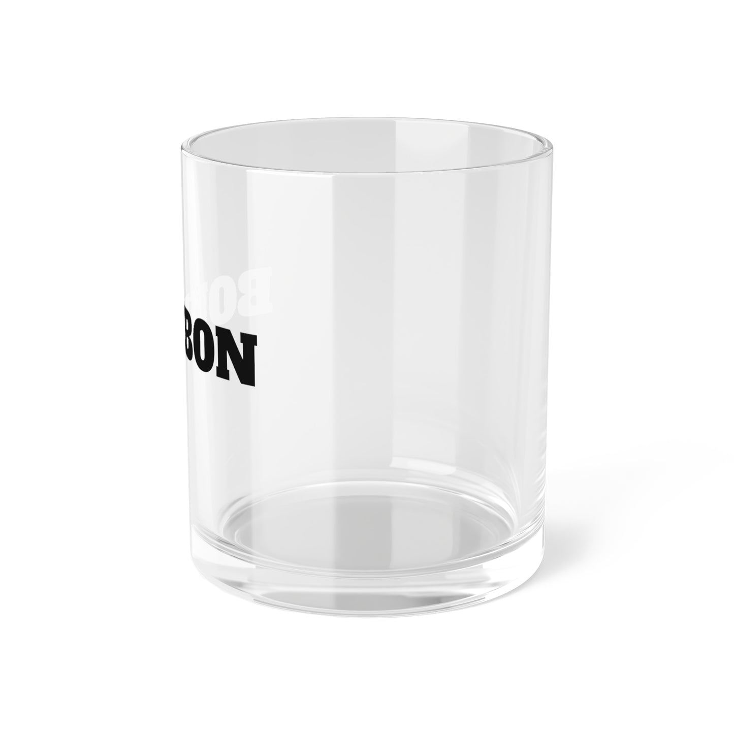 Bourbon Labeled Premium 10 oz Bar Glass