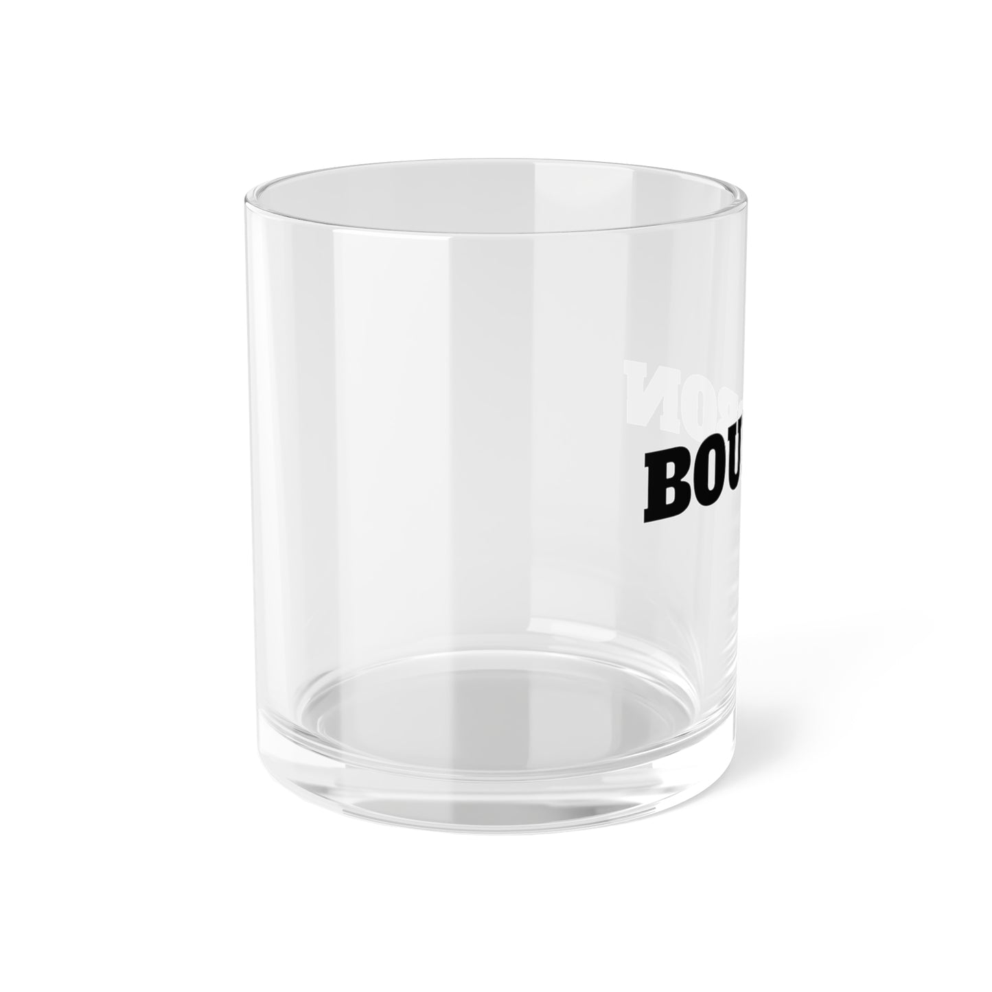 Bourbon Labeled Premium 10 oz Bar Glass