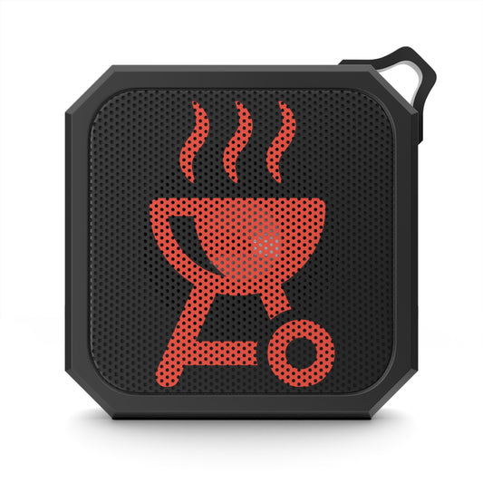 Suburban Dad co. Red Grill Logo Blackwater Outdoor Bluetooth Speaker