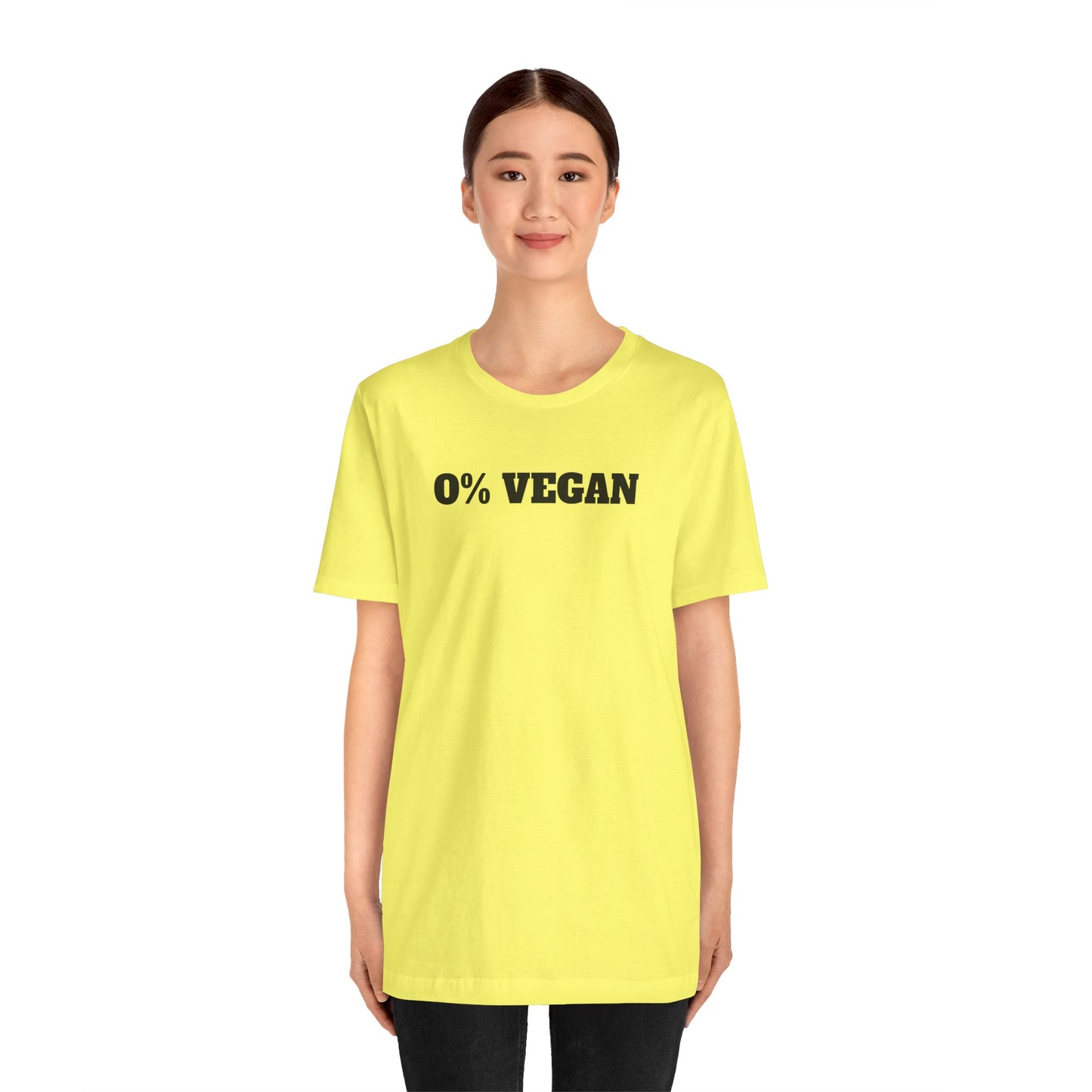 0% Vegan Premium Short Sleeve Tee