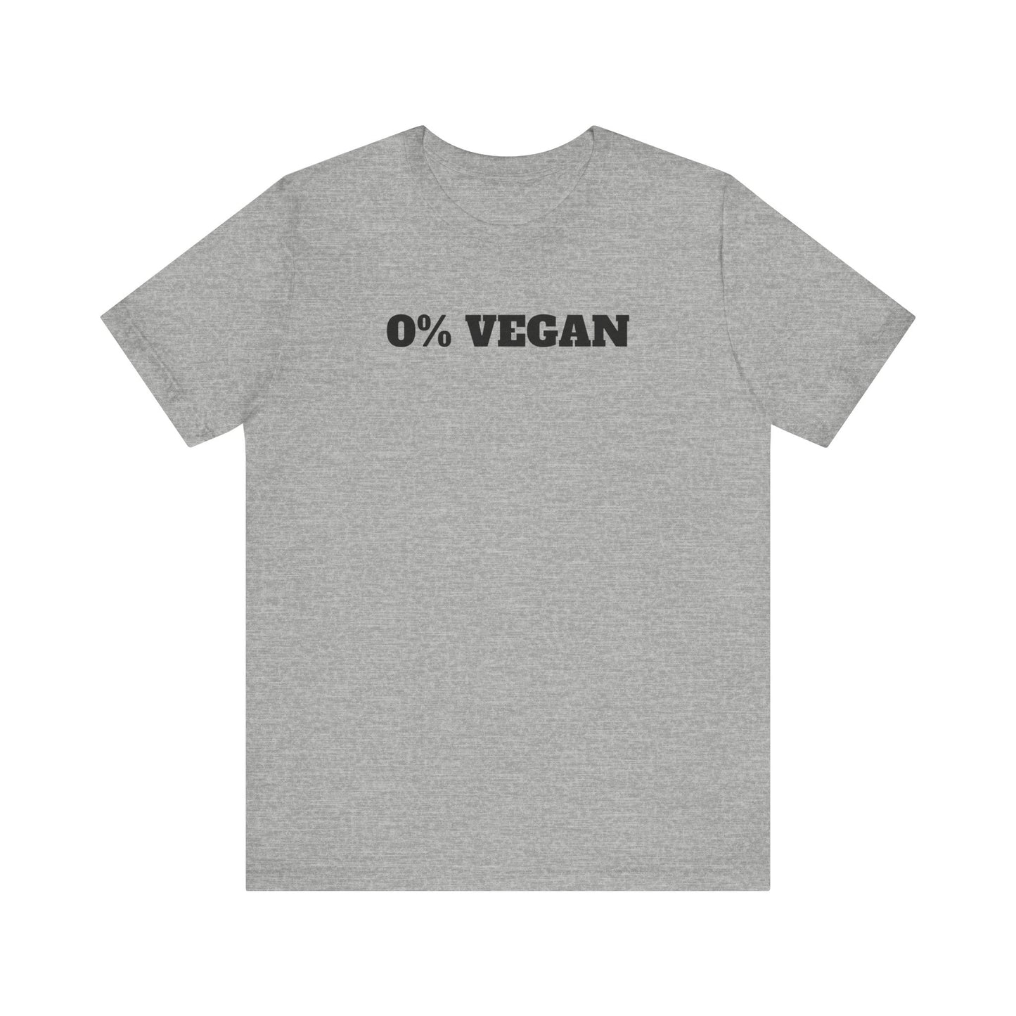 0% Vegan Premium Short Sleeve Tee