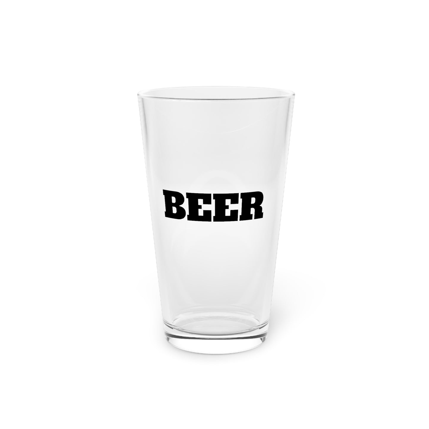 Beer Pint Glass, 16oz